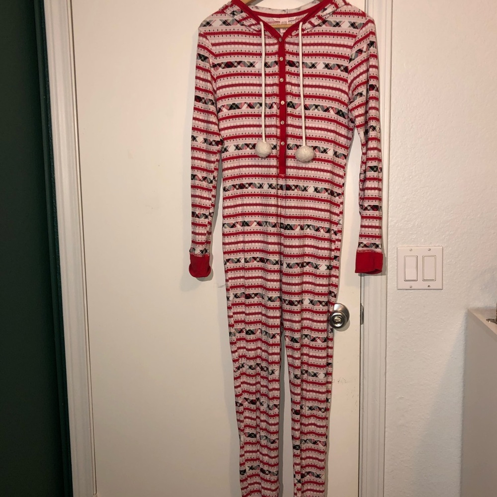 Pink Victoria Secret Pajamas/Onesie